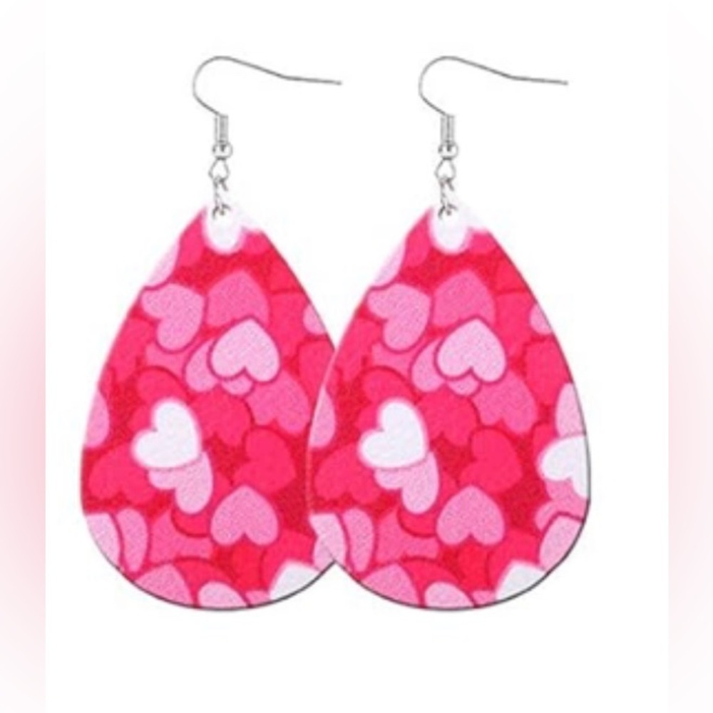 Heart Leather Earrings